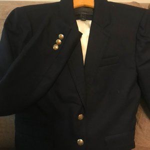 J Crew Wool Schoolboy blazer